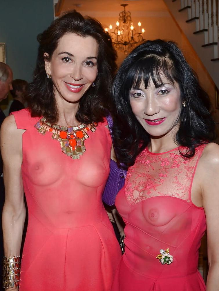 15P Classy women  wering see through dresses