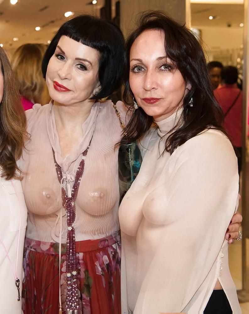 15P Classy women  wering see through dresses