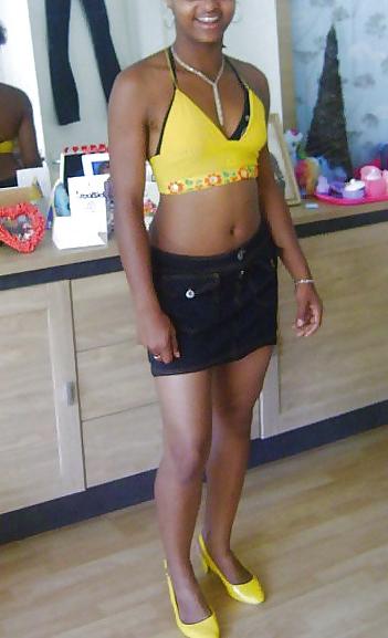 15P Ex French Black Ebony petite amie copine
