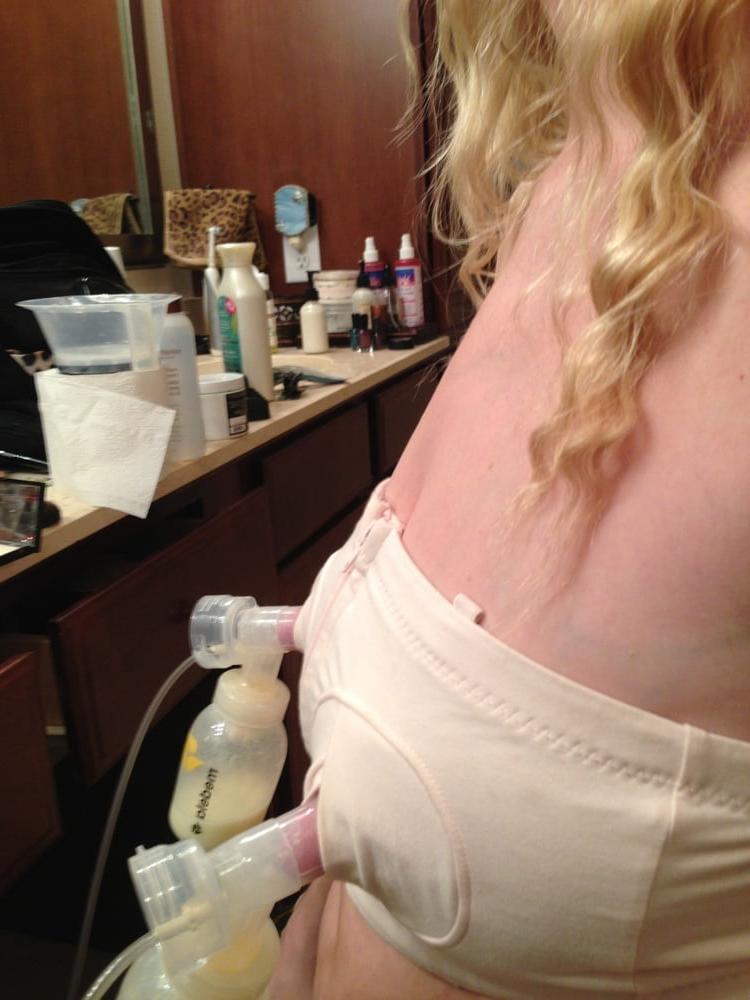 25P Women Need Exposure 908 - Lactating Blonde