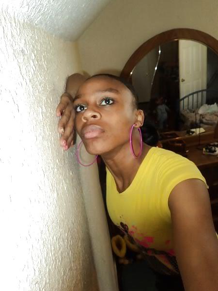 14P Sexy NN Black teen Posing