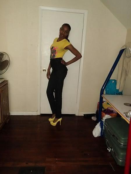14P Sexy NN Black teen Posing