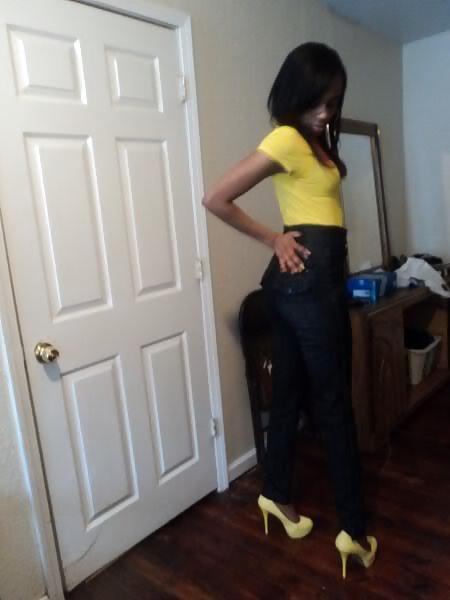 14P Sexy NN Black teen Posing
