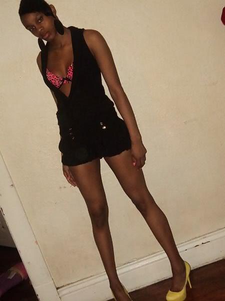 14P Sexy NN Black teen Posing