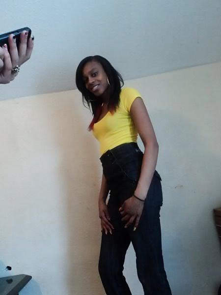 14P Sexy NN Black teen Posing