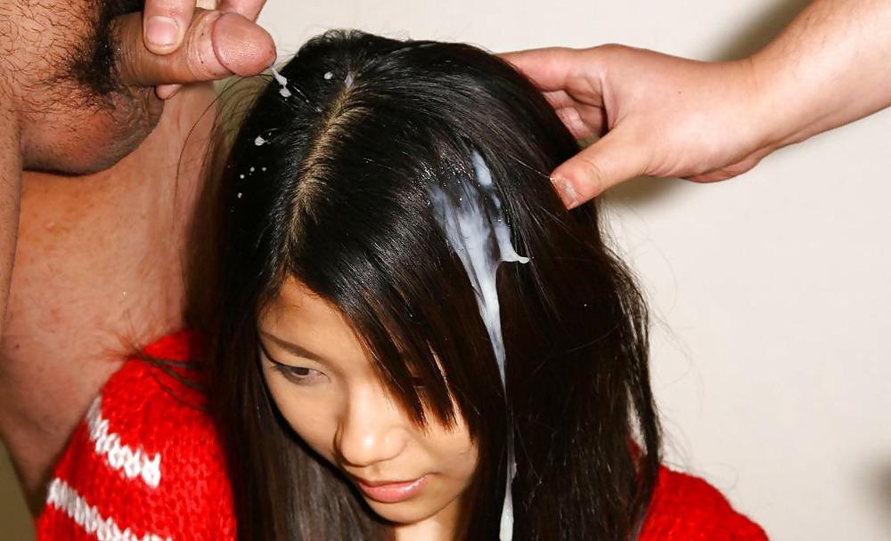 14P Cum in hair