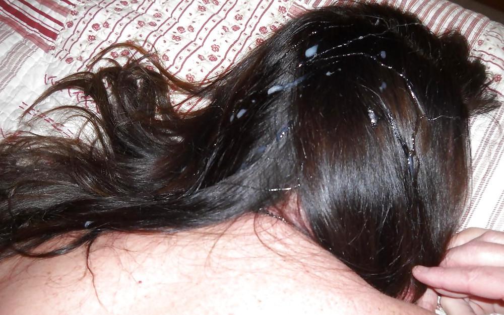 14P Cum in hair