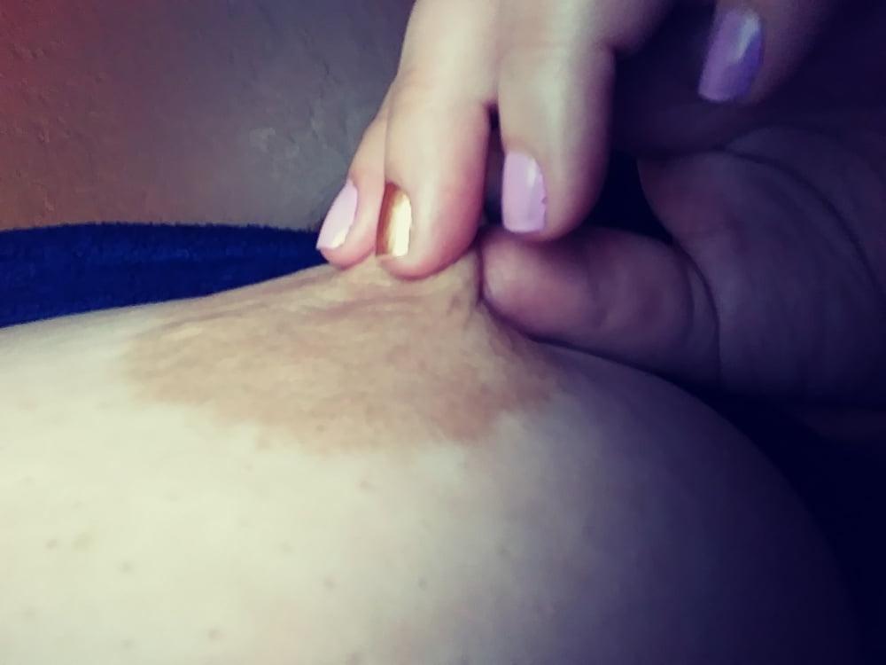 12P Big Nipple play...pinching &amp; twisting