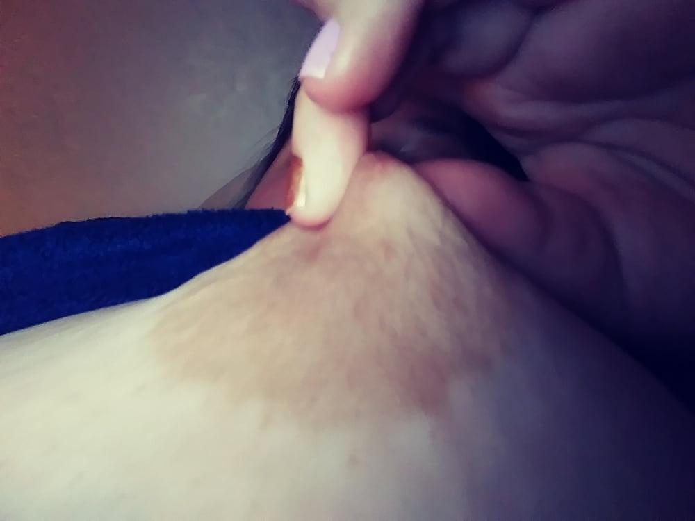 12P Big Nipple play...pinching &amp; twisting