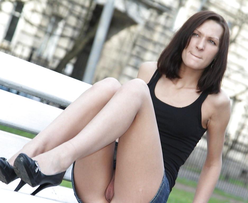 24P Upskirts and Flashers - No Panties V