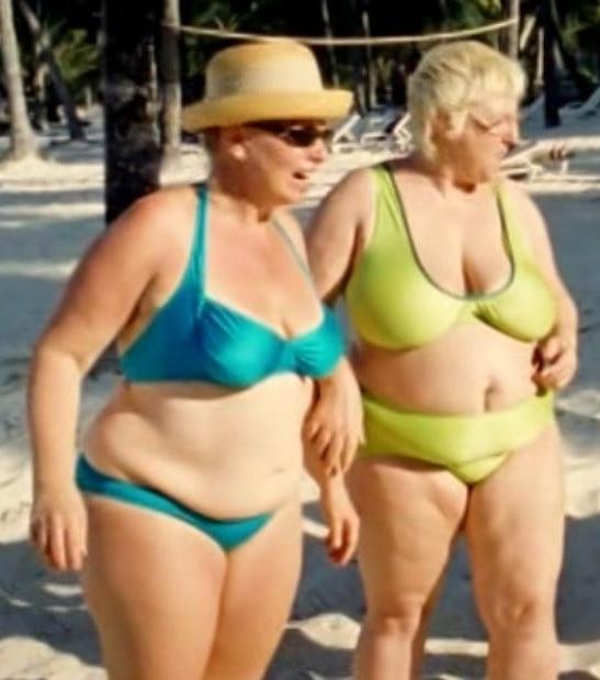 16P Bbw mix 676 (Big older women in swimsuite)