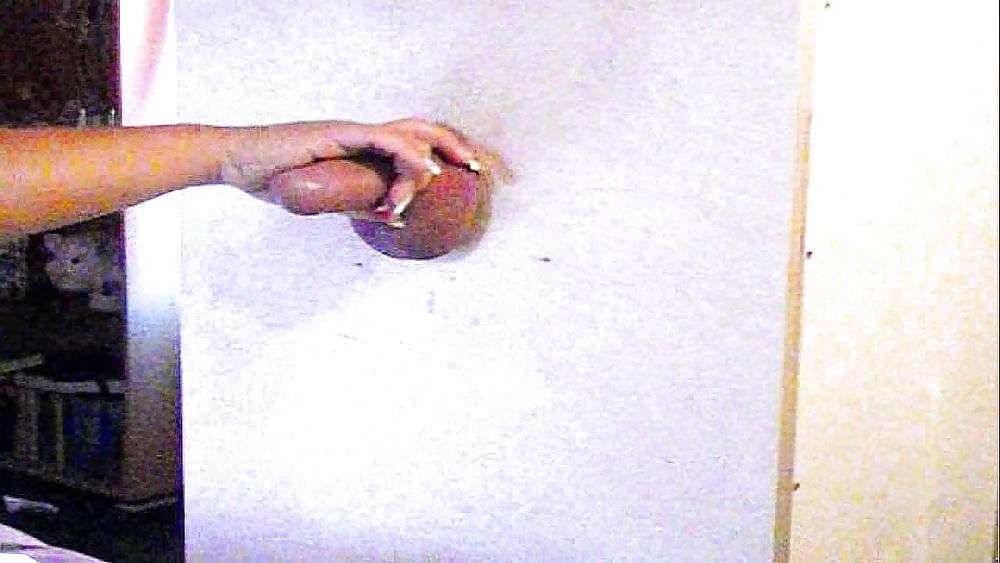 16P Mein Film - Glory Hole Shoejob mit Cumshot