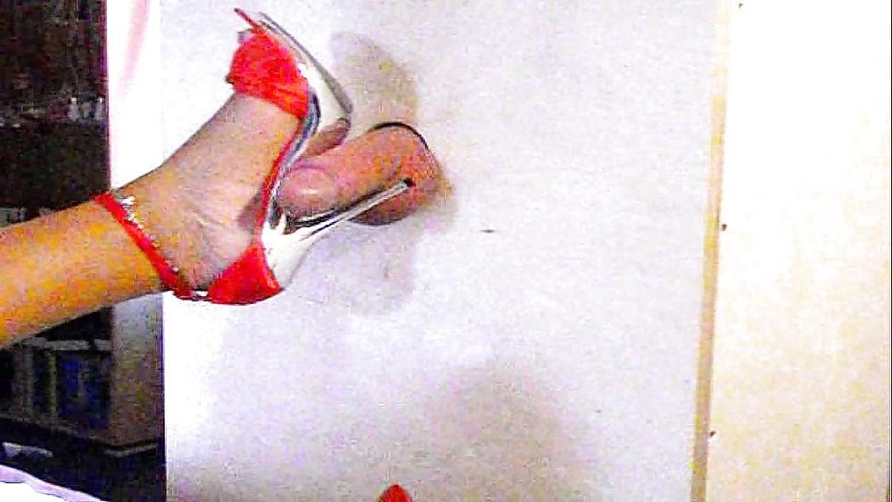 16P Mein Film - Glory Hole Shoejob mit Cumshot