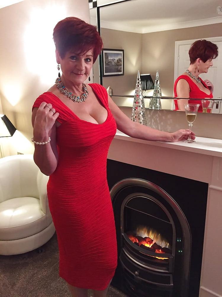 25P Romantic matures in front of fireplace 2