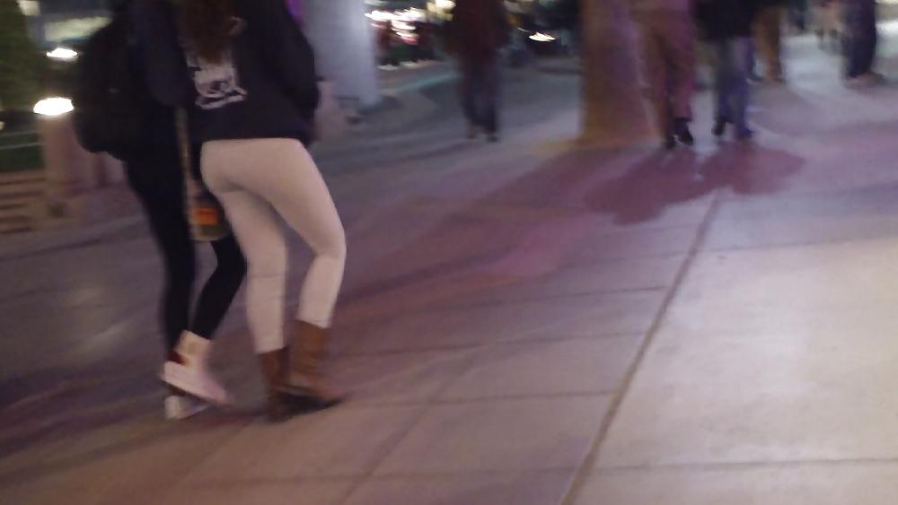 19P More nice Teen ass & butt in white jeans 