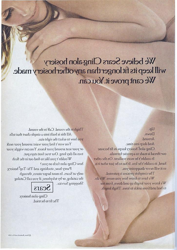 25P Retro Pantyhose Ads