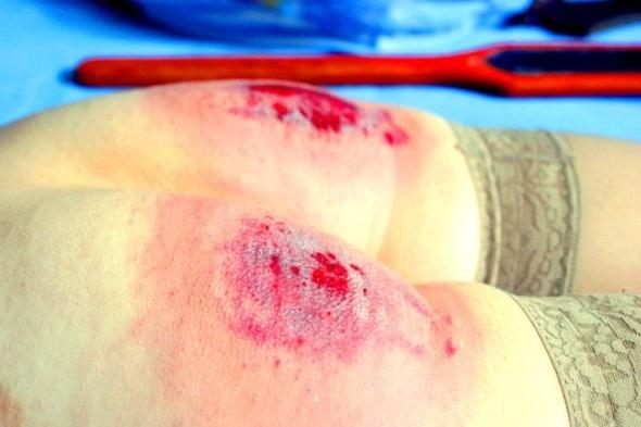 24P Rough Spanked Bottoms Part 2