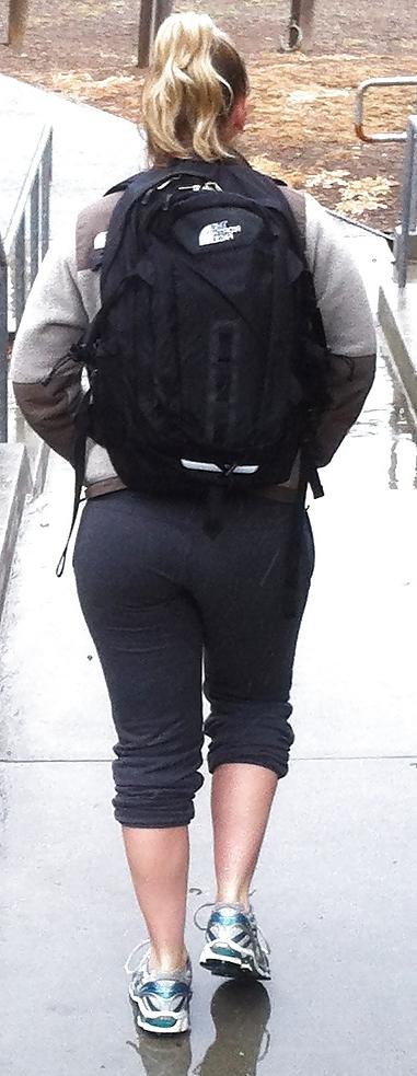 13P Candid Blonde White Girl With A Black Girl Booty 