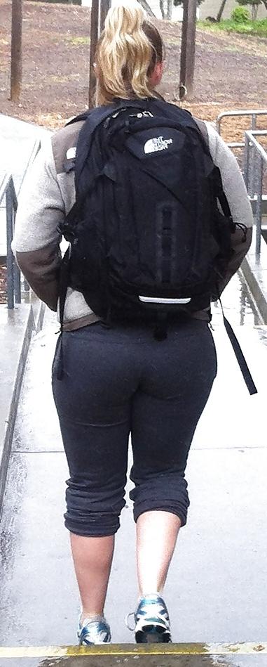 13P Candid Blonde White Girl With A Black Girl Booty 