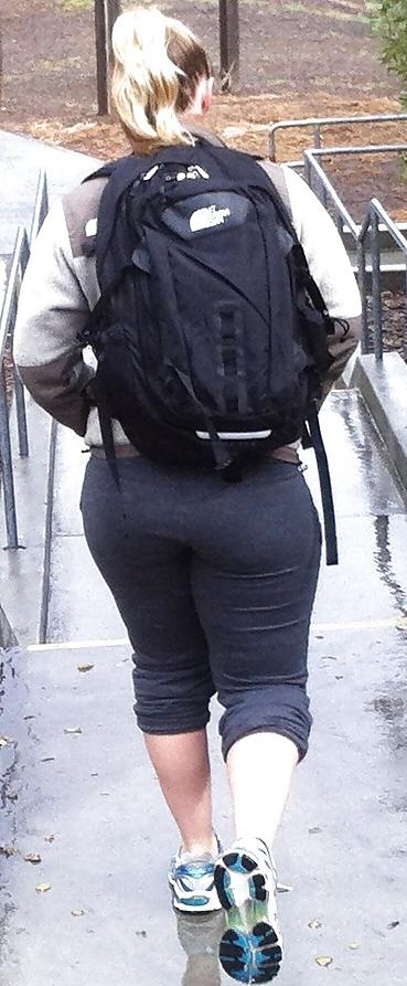 13P Candid Blonde White Girl With A Black Girl Booty 