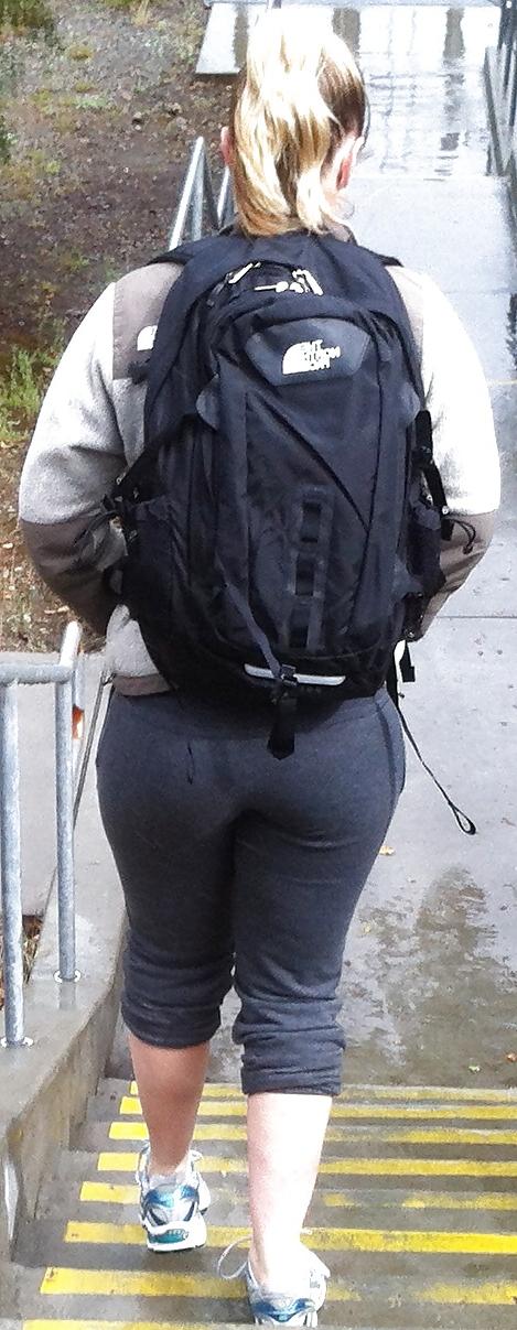 13P Candid Blonde White Girl With A Black Girl Booty 