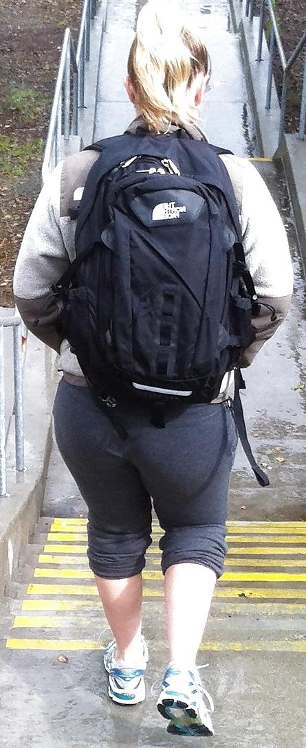13P Candid Blonde White Girl With A Black Girl Booty 
