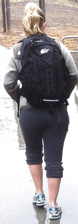13P Candid Blonde White Girl With A Black Girl Booty 