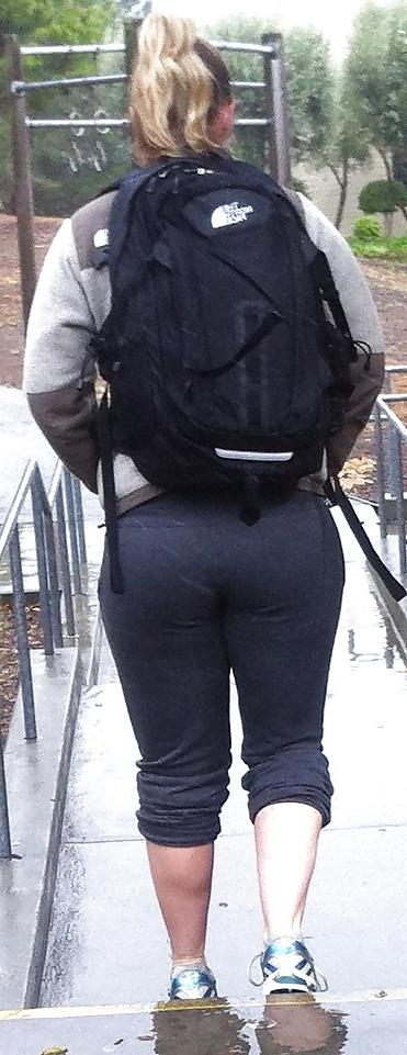 13P Candid Blonde White Girl With A Black Girl Booty 