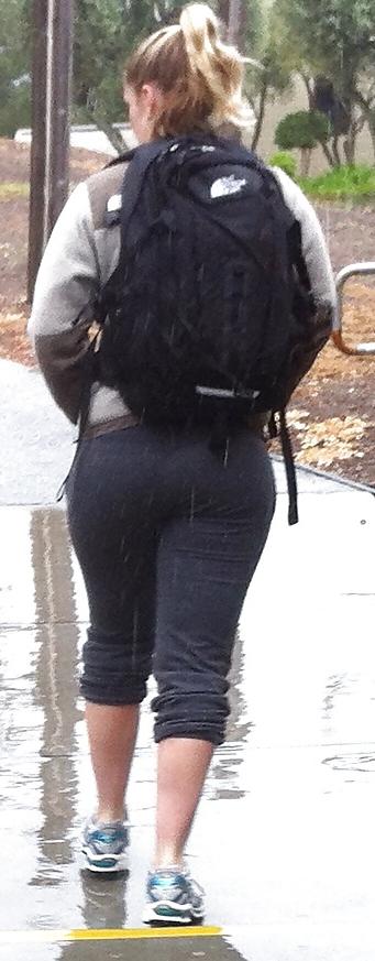 13P Candid Blonde White Girl With A Black Girl Booty 