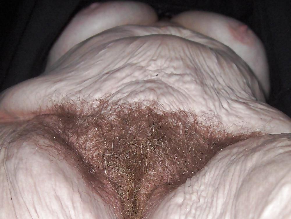 25P Hairy granny