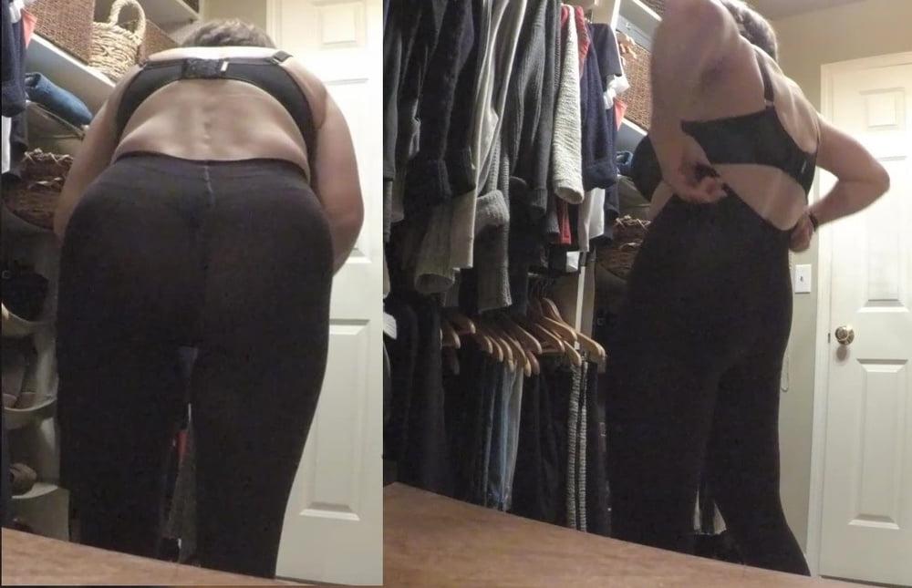25P Spying in grandma's ass in the closet