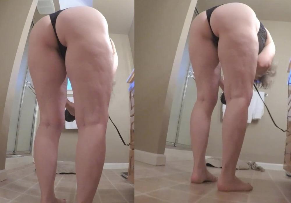 25P Spying in grandma's ass in the closet