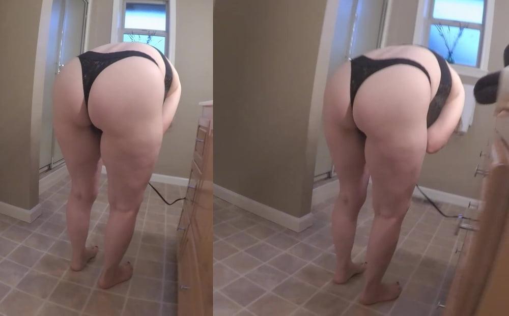 25P Spying in grandma's ass in the closet