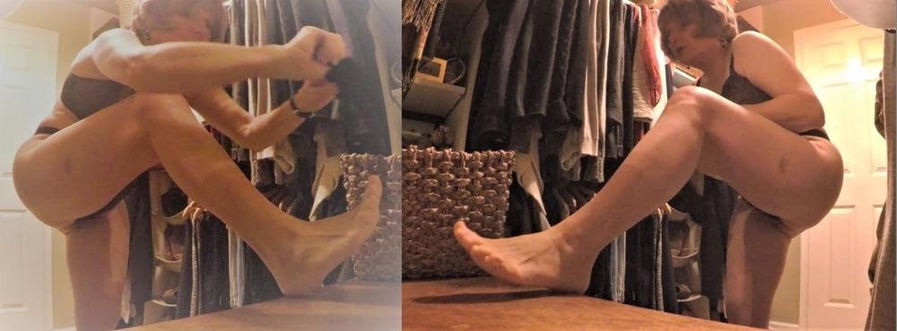 25P Spying in grandma's ass in the closet