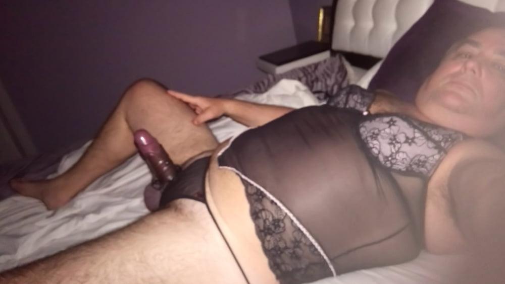 25P Playing with ladyboy's clitor, continues