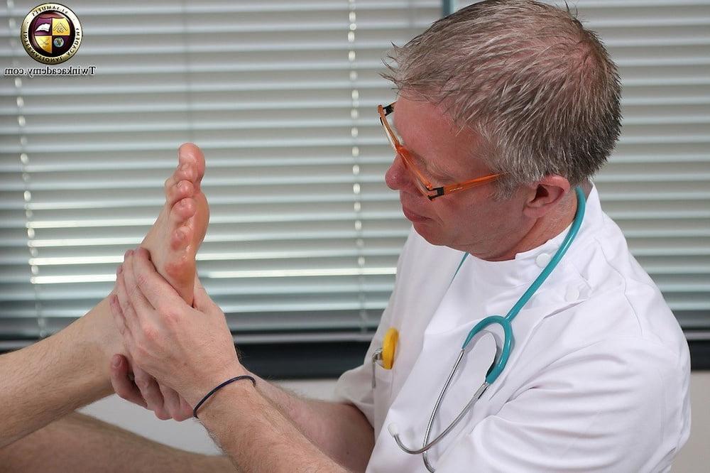 22P Twink gets deep anal inspection from the doctor