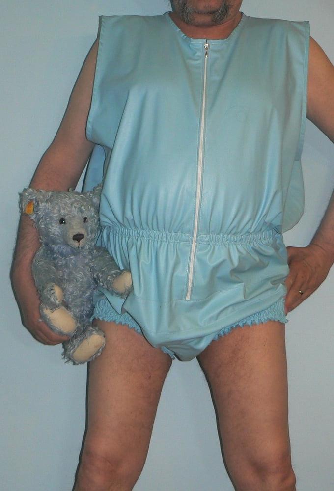 21P Gummihose babyblau  Rubber pants baby blue