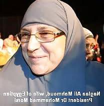 5P Egypt president wife mature hijab