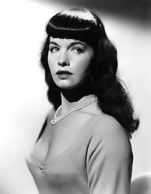 25P Bettie Page, portraits, pictures curious.