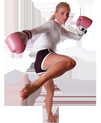 21P Fighting girl's feet