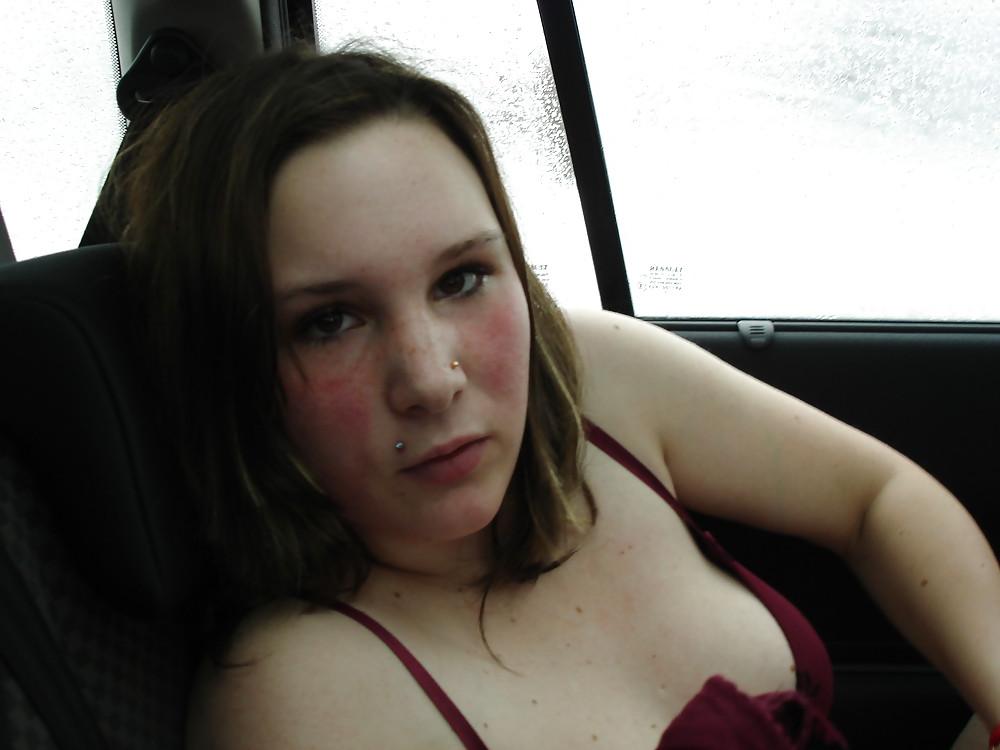 25P Chubby Teen Fucked in Car