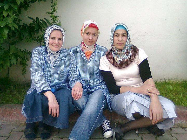 25P Turkish turbanli hijab arab karisik