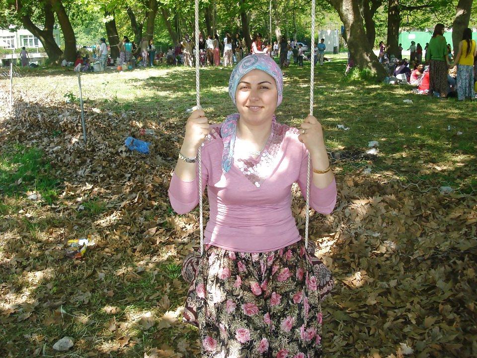 8P Turkish arab hijab turbanli asian burcu