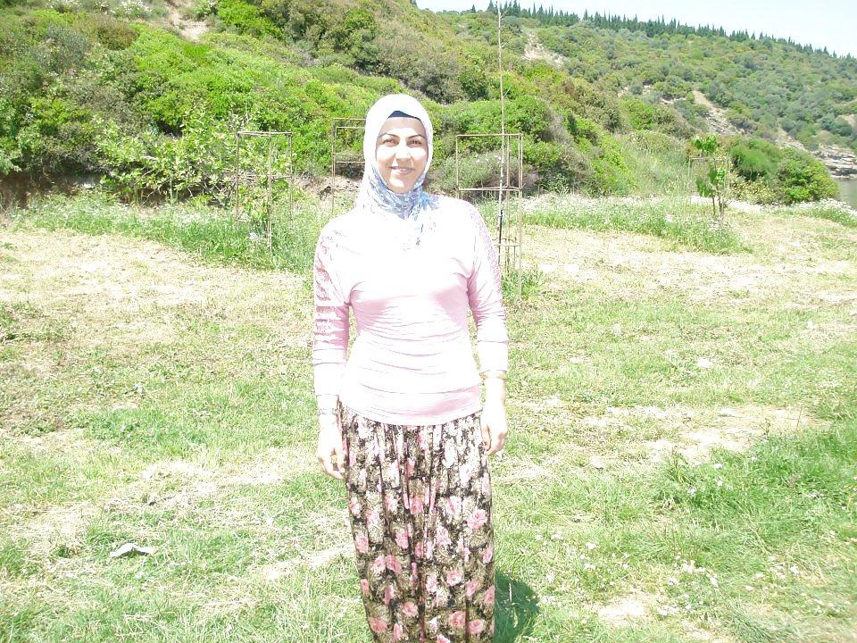 8P Turkish arab hijab turbanli asian burcu