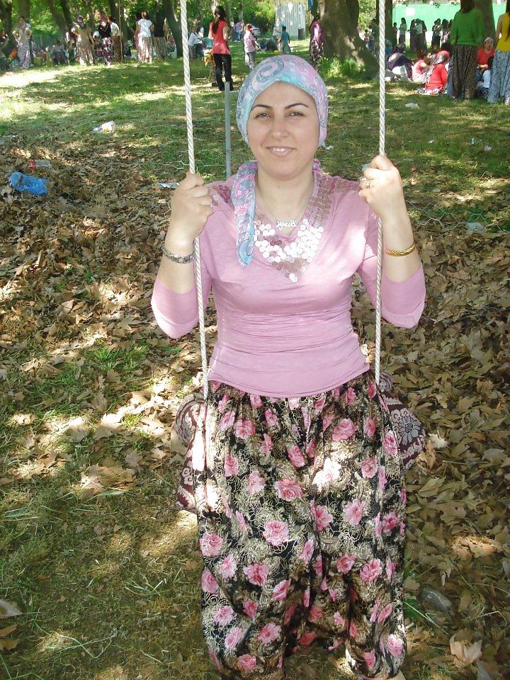 8P Turkish arab hijab turbanli asian burcu