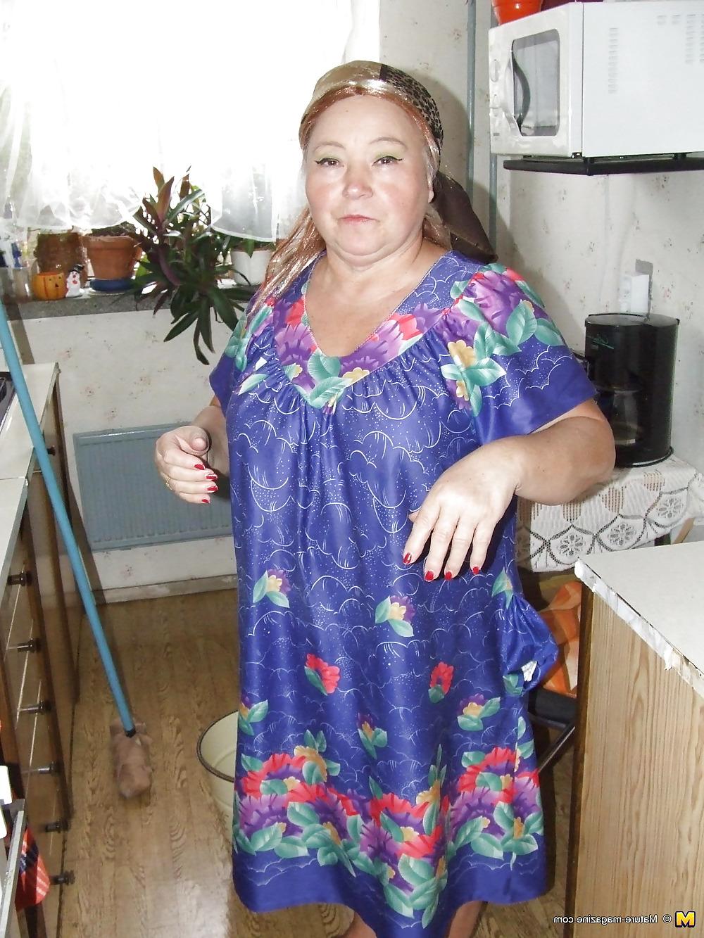 16P Mature cleaning lady 2