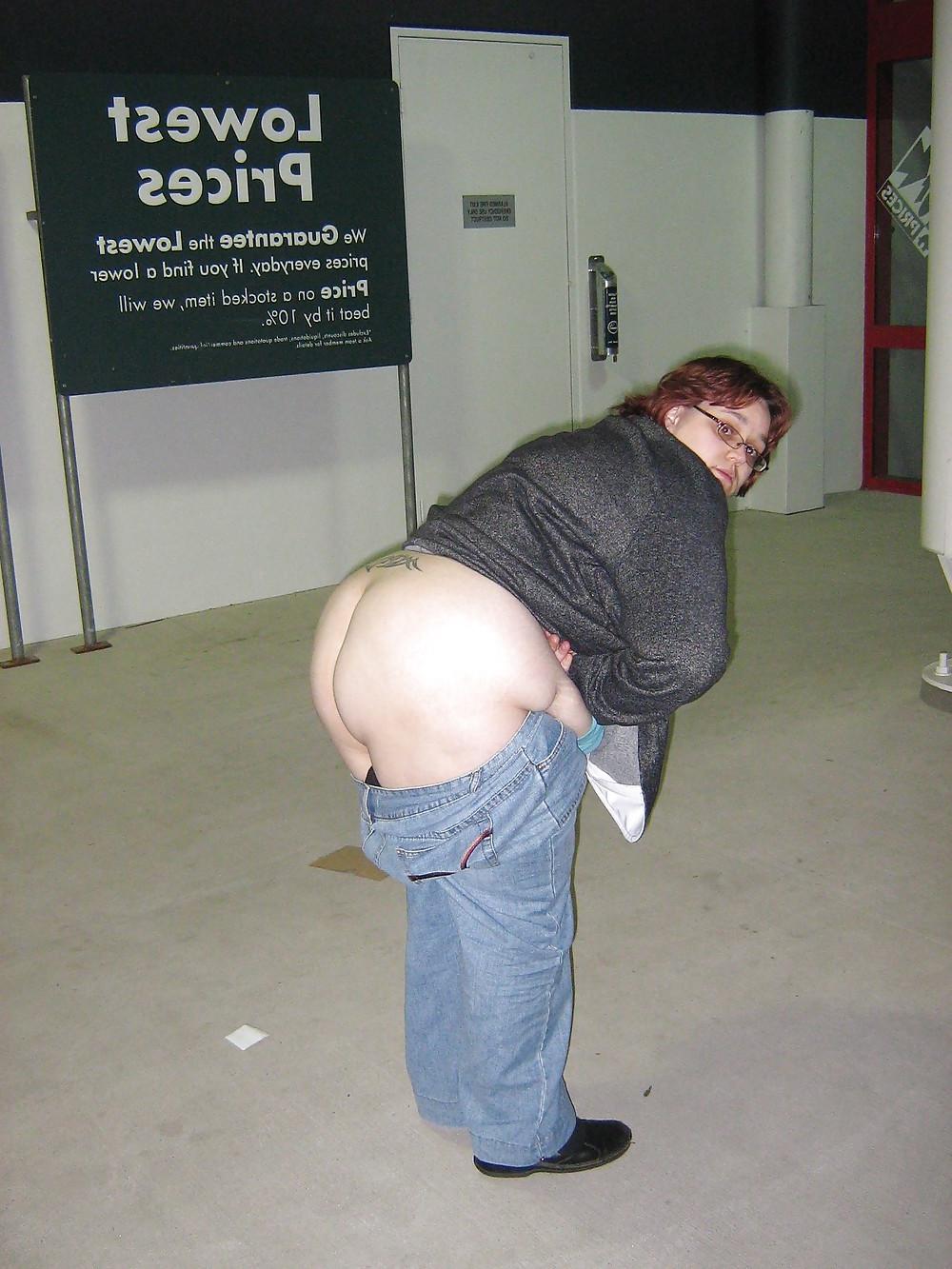 25P Fat Slut In Public Places