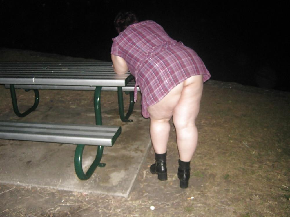 25P Fat Slut In Public Places