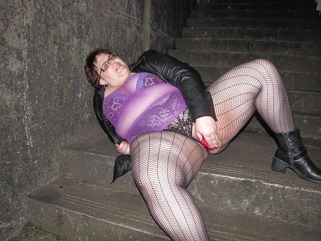 25P Fat Slut In Public Places