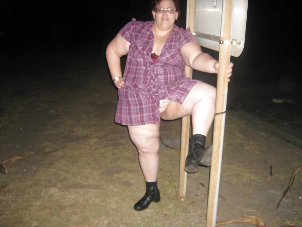 25P Fat Slut In Public Places